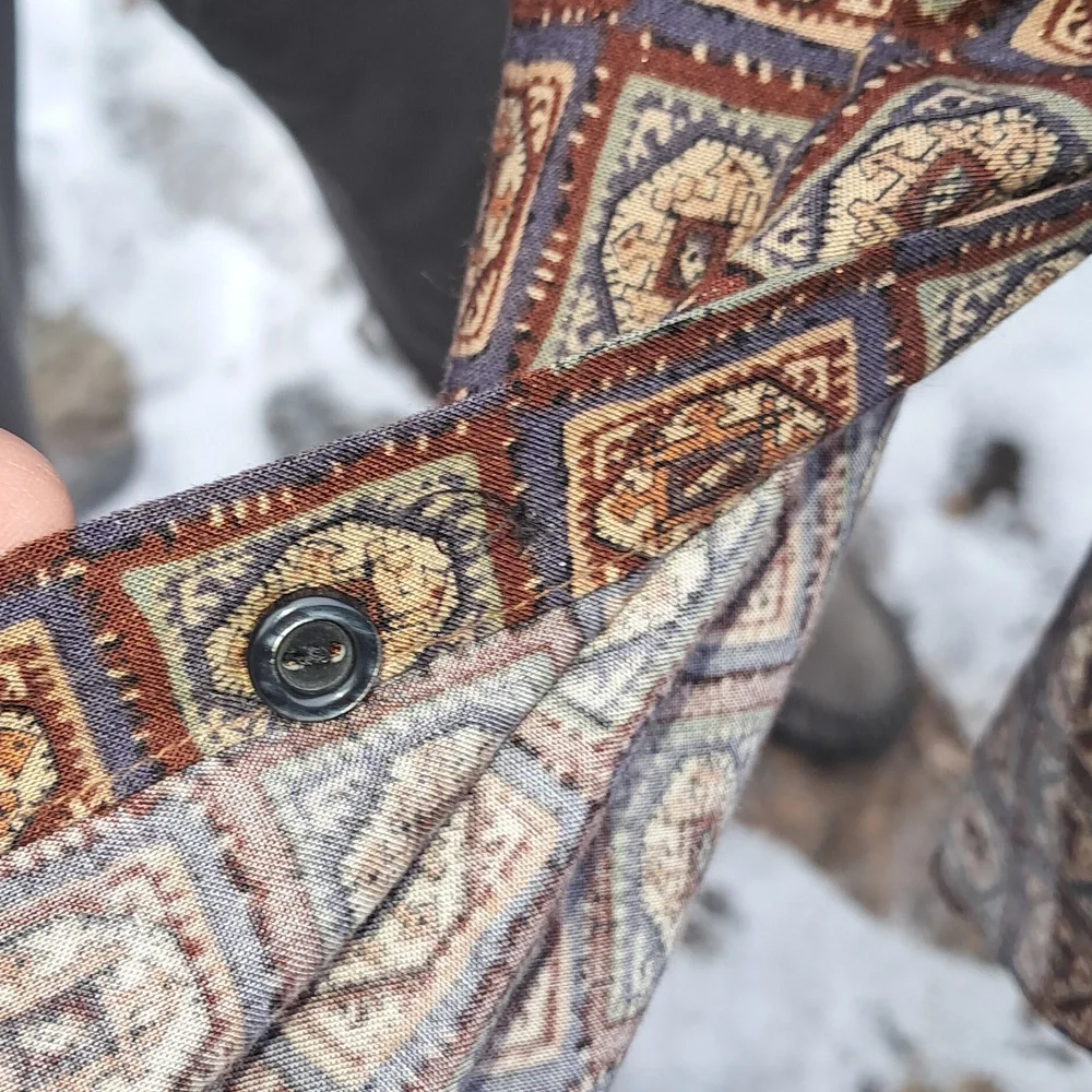 VINTAGE EXCETERA MEN'S XXL SHORT SLEEVED CASUAL DRESS SHIRT/ EXCELLENT C… - Picture 10 of 17